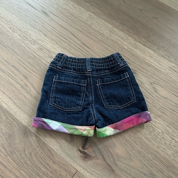 Young Hearts Girls Plaid Button Up Sleeveless Collared Tank Shorts Set Size 18M - Picture 11 of 12